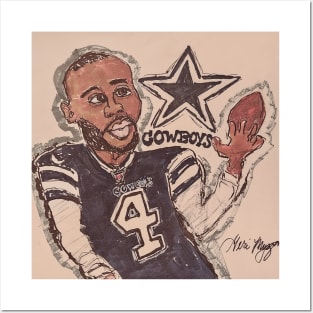 Dallas Cowboys Dak Prescott Posters and Art